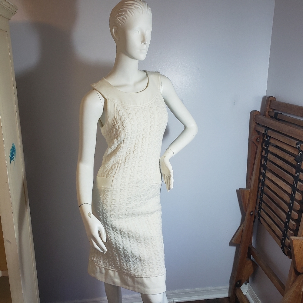 ECI Beige Sleeveless Dress -2